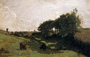 Jean Baptiste Camille  Corot The Vale USA oil painting artist